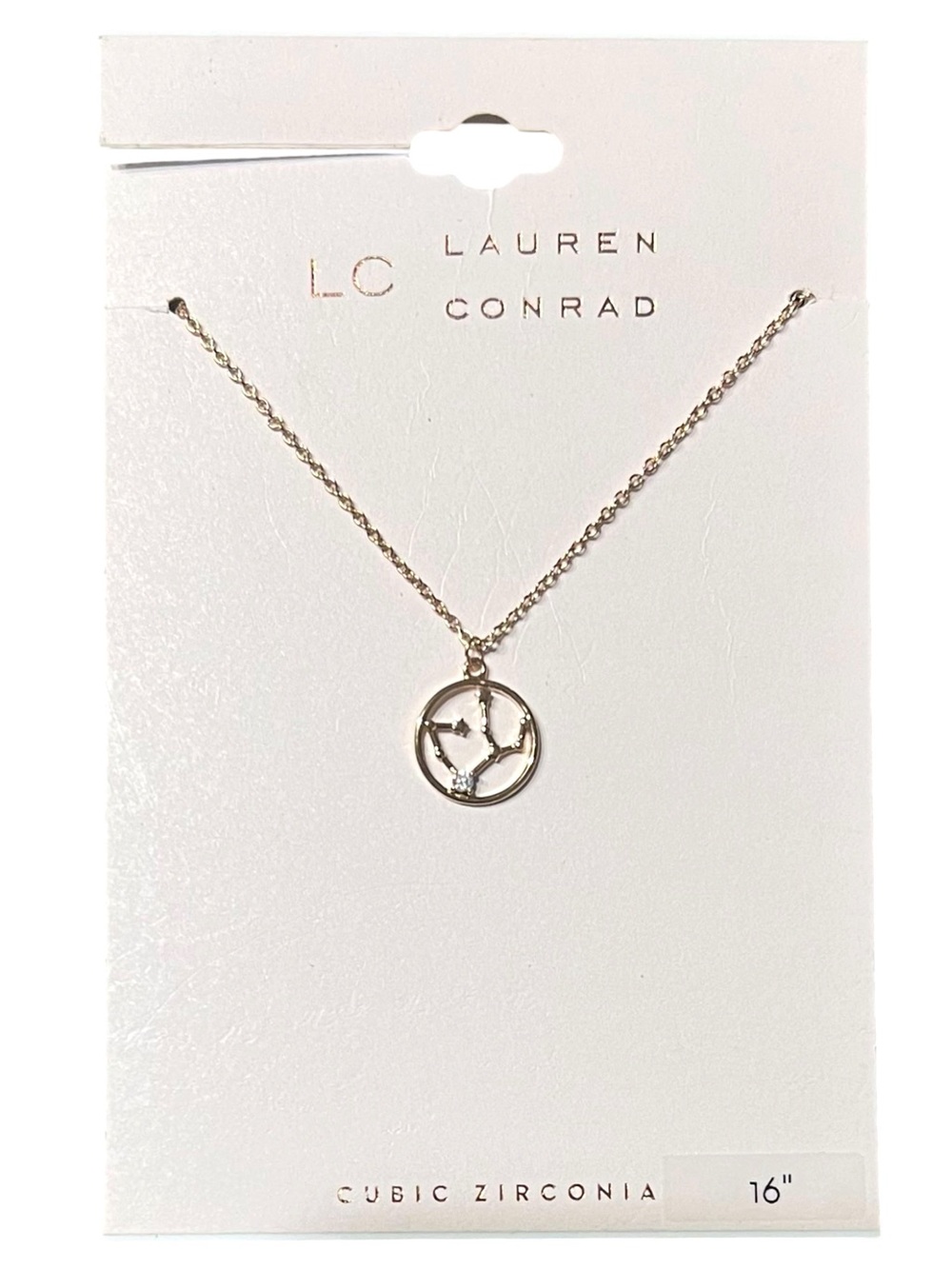 LC Lauren Conrad Gold Constellation Pendant Necklace